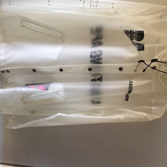 Clear Hoodie Jacket Mens - Bathing Ape - Picture 5 of 7